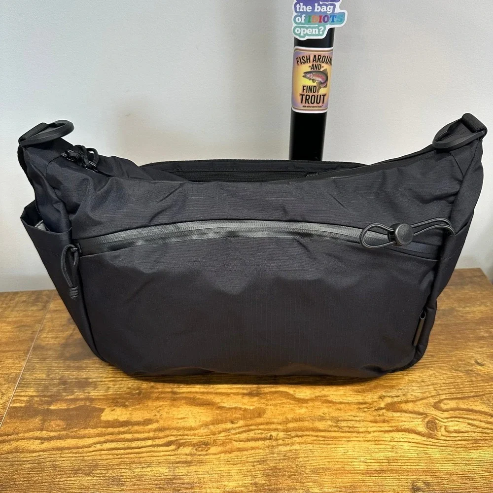 NEW Alpaka Flight Satchel Black Axoflux 210D Laptop Bag Messenger Travel